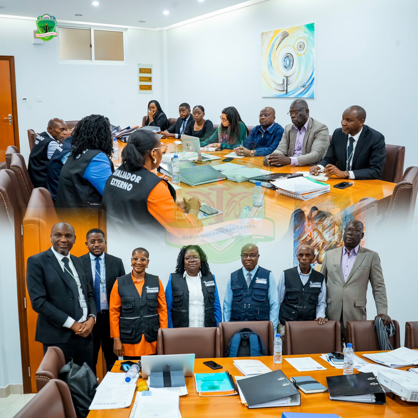 INAAREES ENCERRA AGENDA DE AVALIAÇÃO EXTERNA COM REUNIÃO DE BALANÇO JUNTO DA DIRECÇÃO DO ISPI