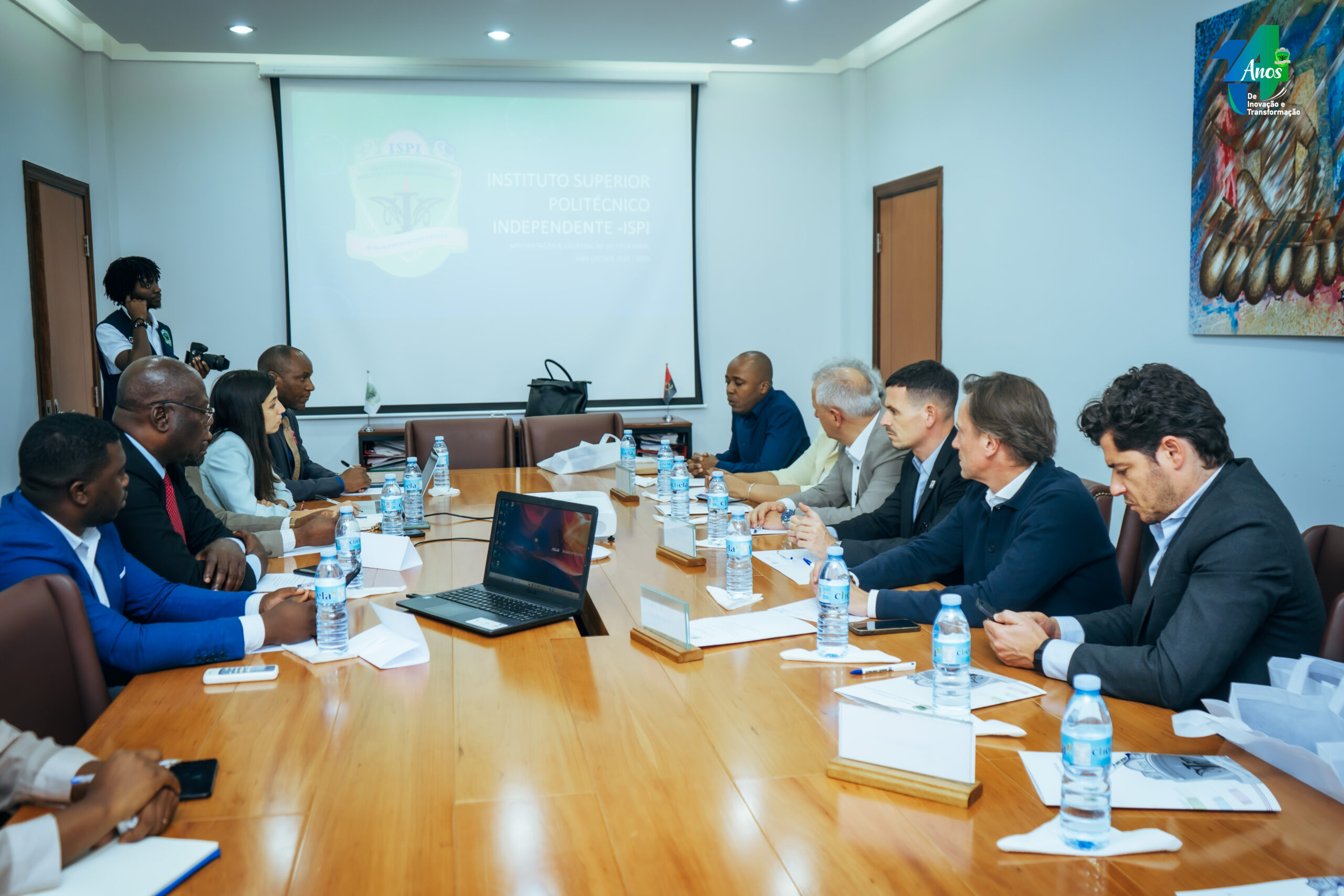 ISPI RECEBE VISITA DAS DELEGAÇÕES DA UNIVERSIDADE ARGENTINA VILLA MARIA, DA CÂMARA MUNICIPAL DE BRAGA E DA UTG